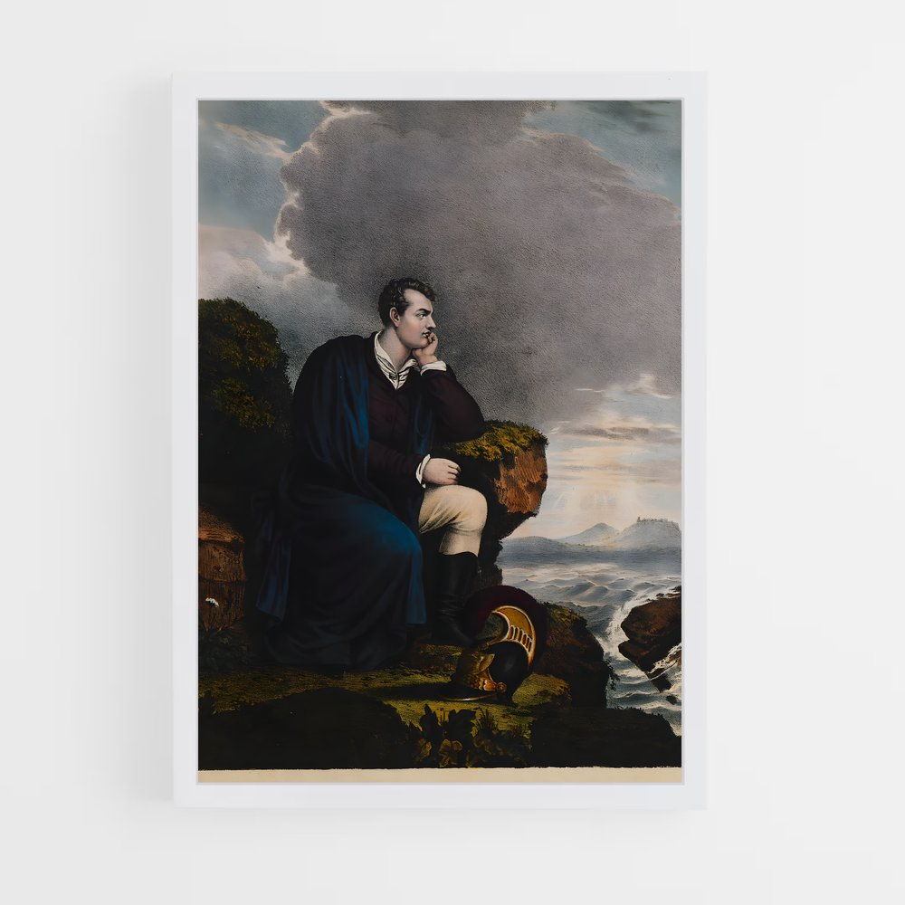 ap-lord byron-3 cadre Blanc