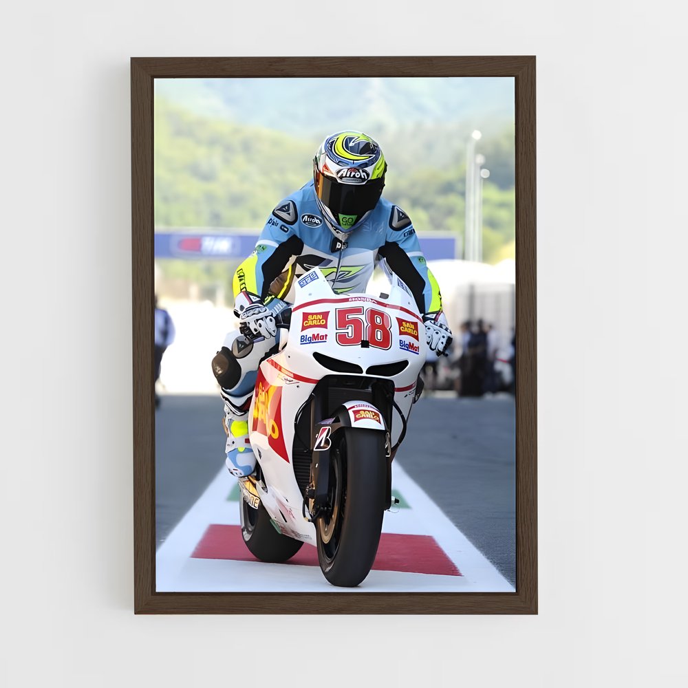ap-loris capirossi-2 cadre Bois foncé