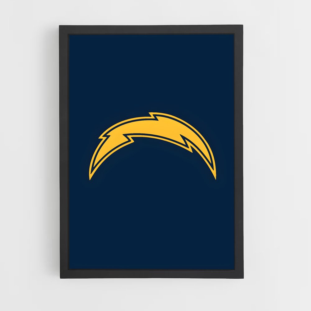 ap-los angeles chargers-4 cadre Noir