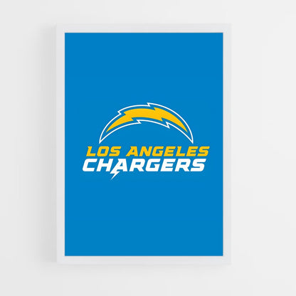 ap-los angeles chargers-8 cadre Blanc