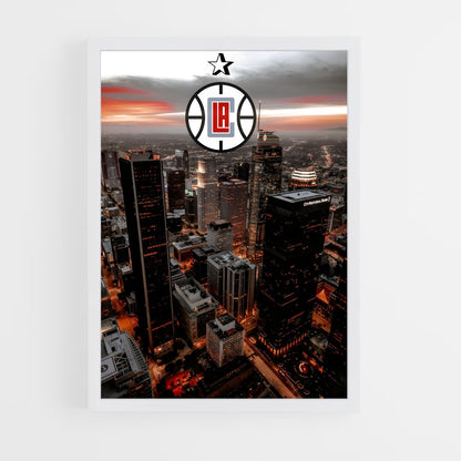 ap-los angeles clippers-6 cadre Blanc