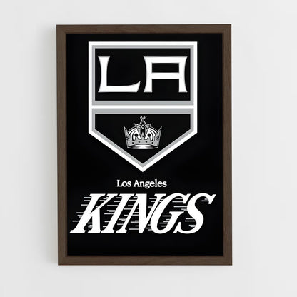 ap-los angeles kings-1 cadre Bois foncé