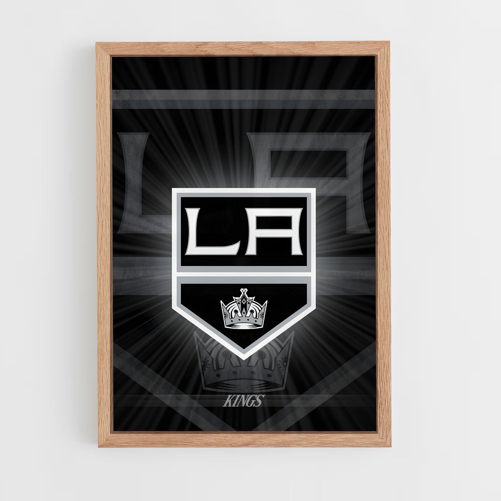 ap-los angeles kings-5 cadre Bois clair