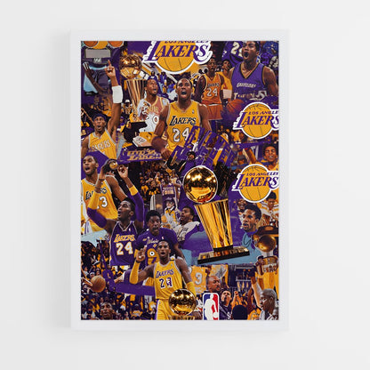 ap-los angeles lakers-6 cadre Blanc