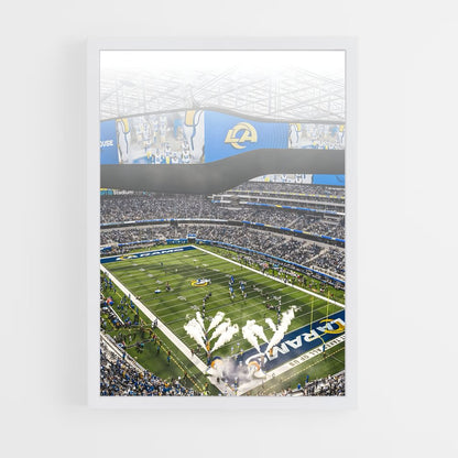 ap-los angeles rams-4 cadre Blanc