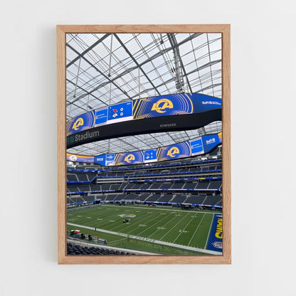 ap-los angeles rams-7 cadre Bois clair
