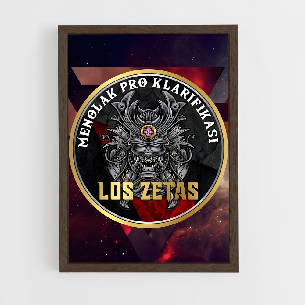 ap-los zetas-5 cadre Bois foncé