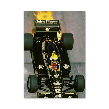 Poster Flamme de Vitesse