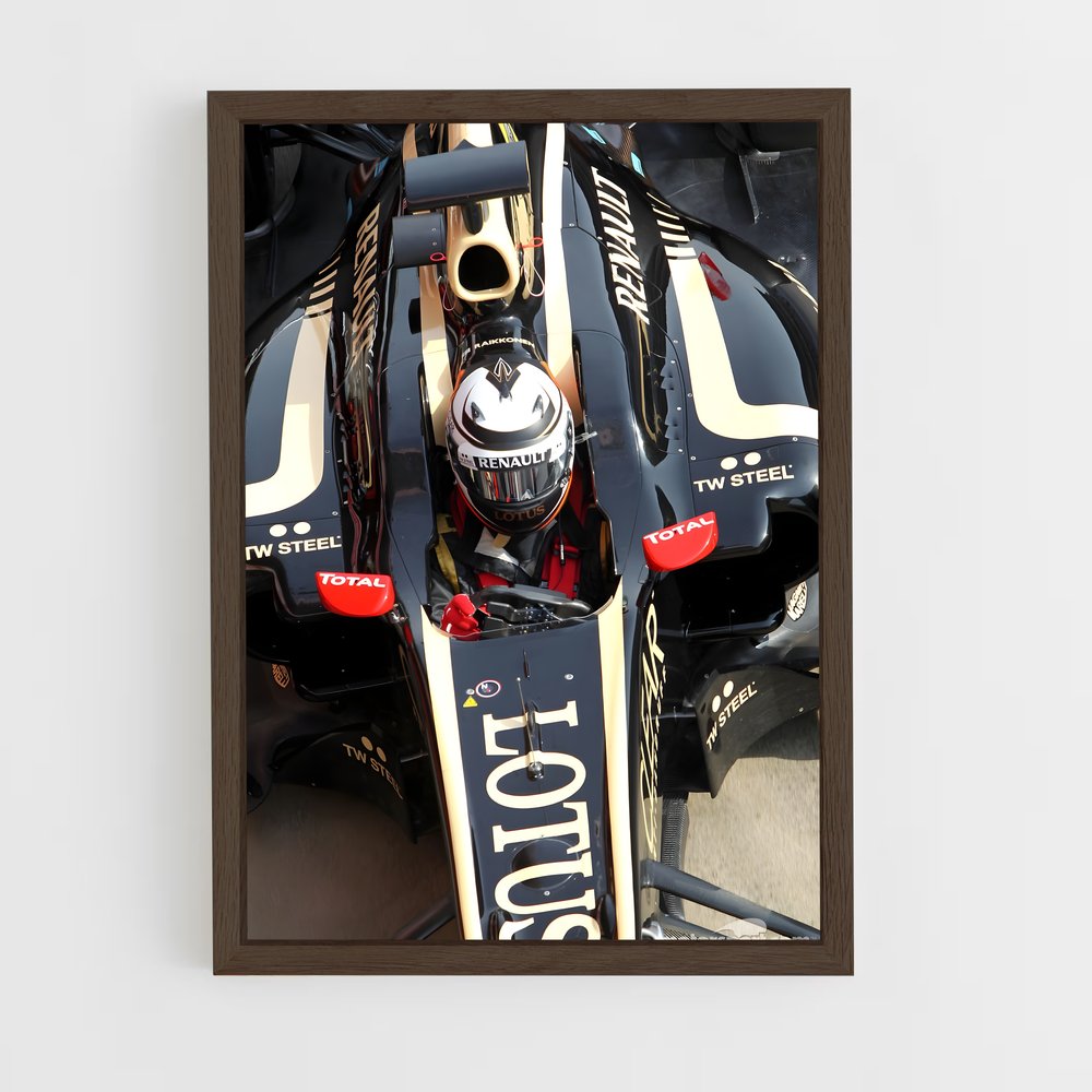 ap-lotus f1 team-3 cadre Bois foncé