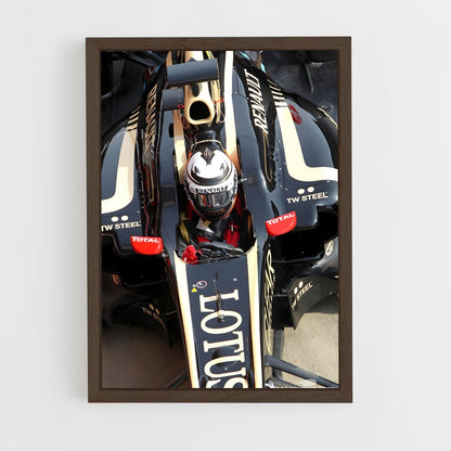 ap-lotus f1 team-3 cadre Bois foncé