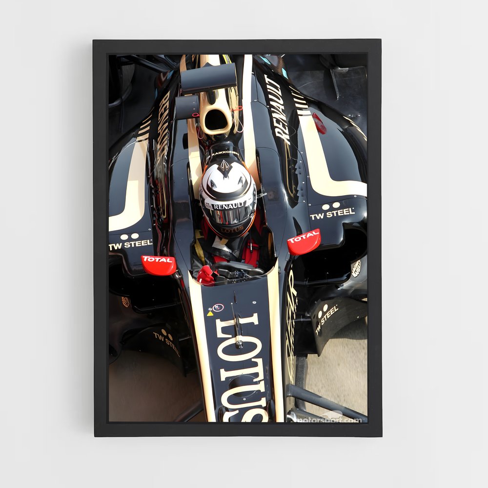 ap-lotus f1 team-3 cadre Noir