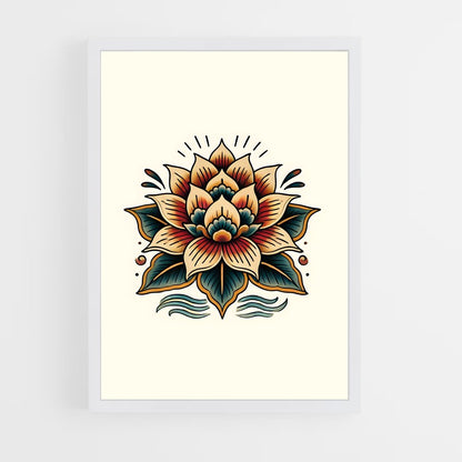 ap-lotus flower-3 cadre Blanc