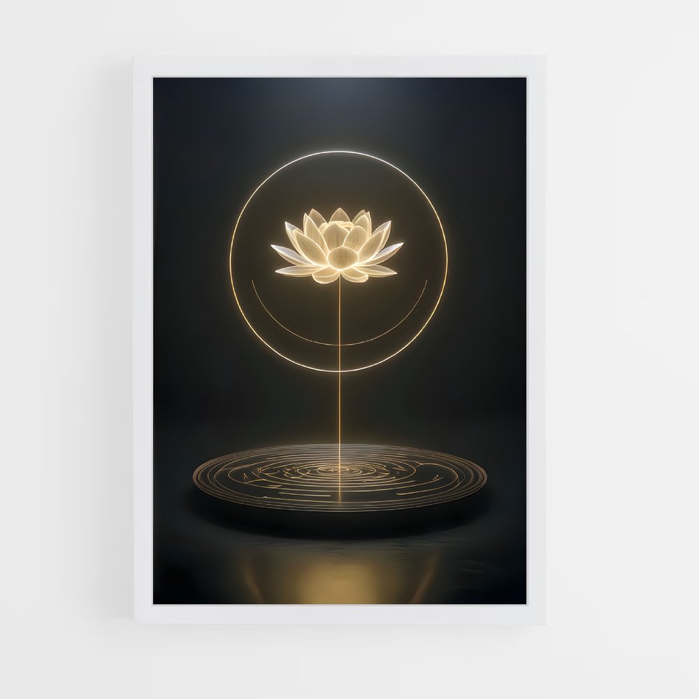 ap-lotus flower-8 cadre Blanc