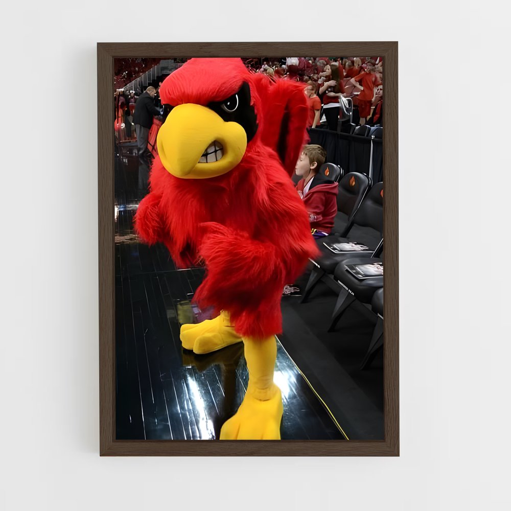 ap-louisville cardinals-1 cadre Bois foncé