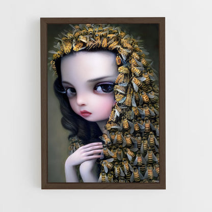 ap-lowbrow art-5 cadre Bois foncé