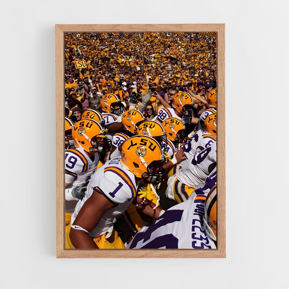 ap-lsu tigers-1 cadre Bois clair
