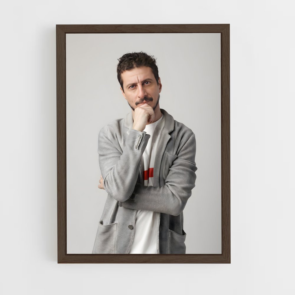 ap-luca bizzarri-2 cadre Bois foncé