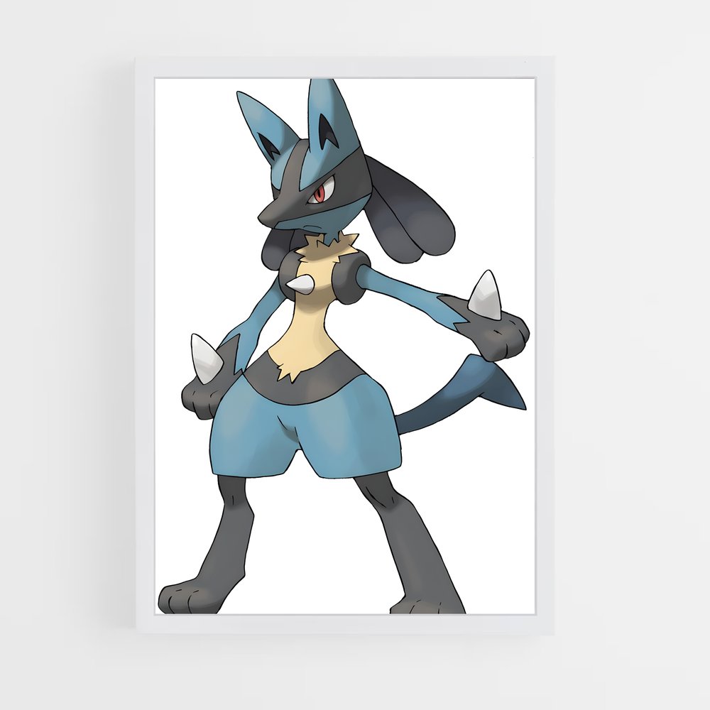 ap-lucario-1 cadre Blanc