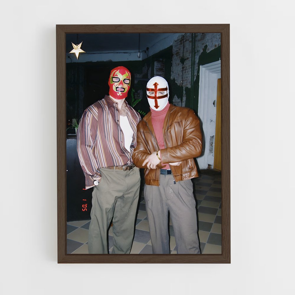 ap-lucha libre-1 cadre Bois foncé