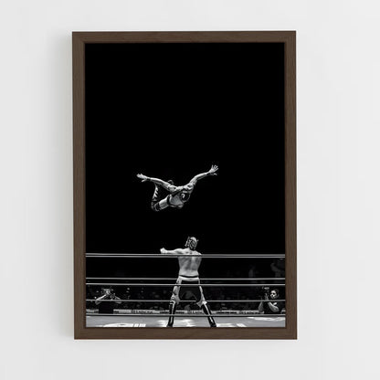 ap-lucha libre-4 cadre Bois foncé