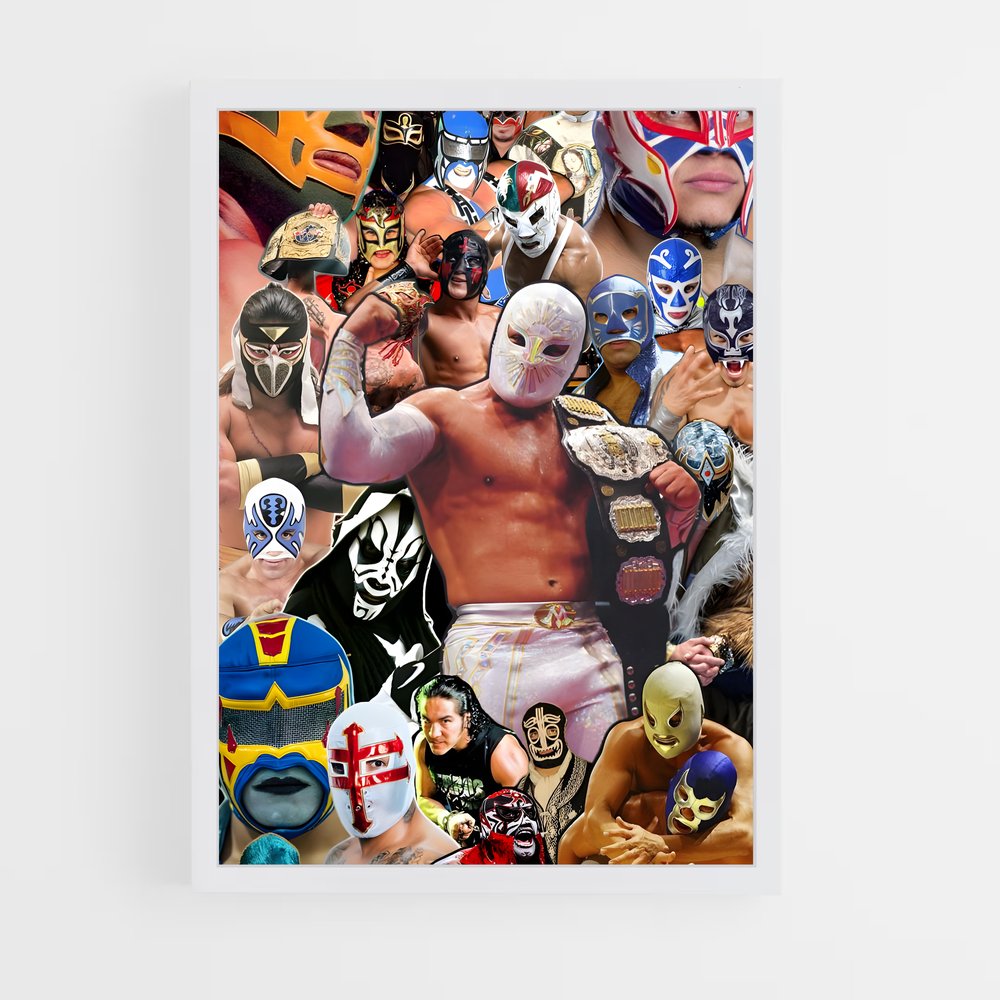 ap-lucha libre-5 cadre Blanc