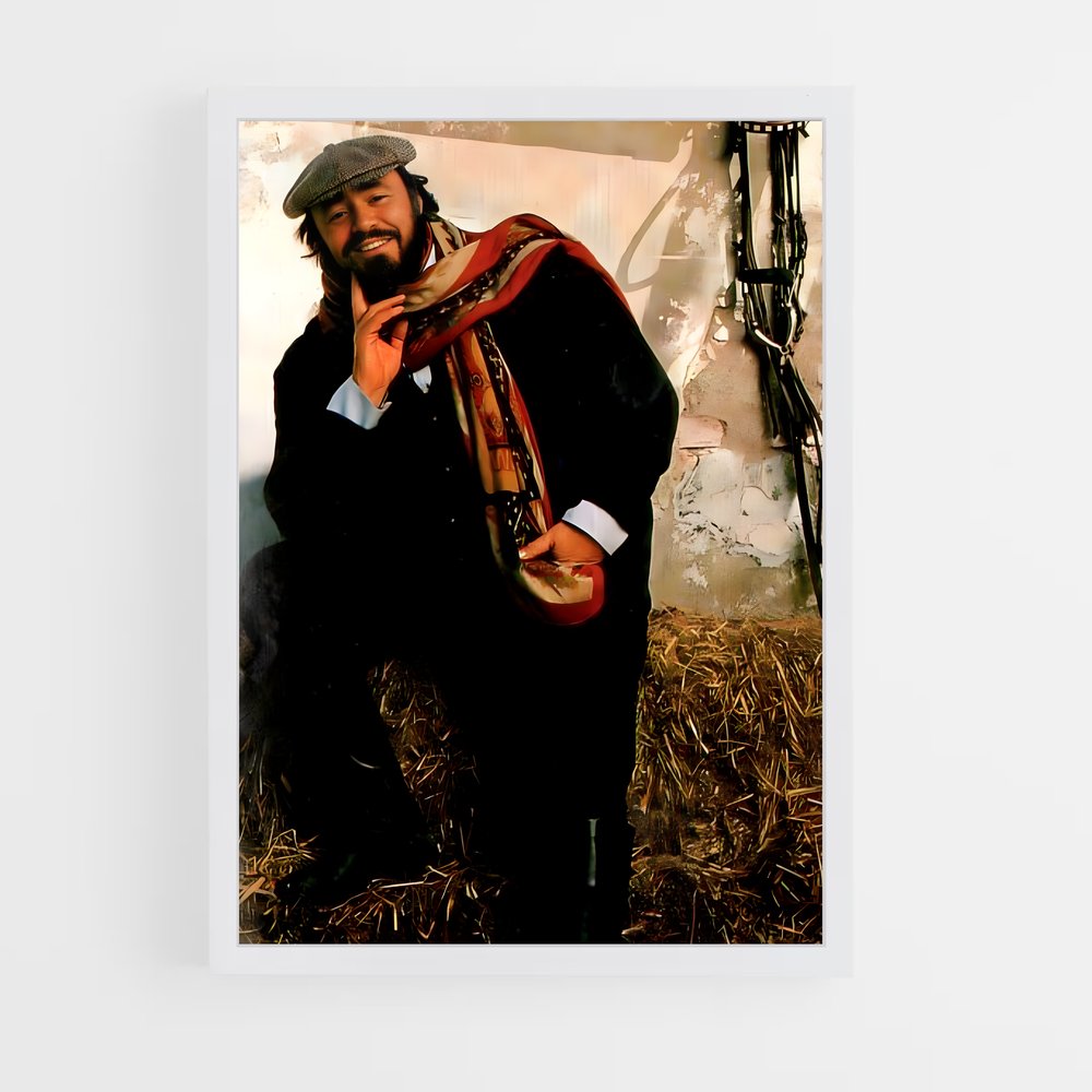 ap-luciano pavarotti-2 cadre Blanc