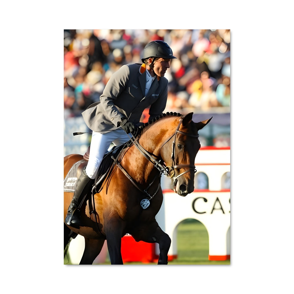 Poster Le Saut de l'Équitation