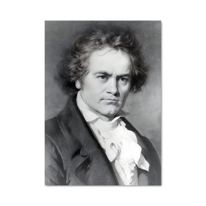 Poster Beethoven en Noir et Blanc