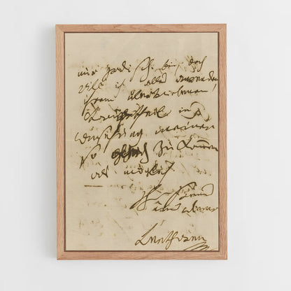 ap-ludwig van beethoven-3 cadre Bois clair