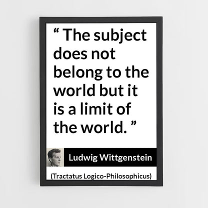 ap-ludwig wittgenstein-10 cadre Noir