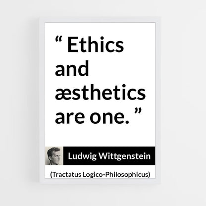 ap-ludwig wittgenstein-4 cadre Blanc