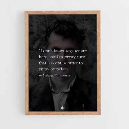 ap-ludwig wittgenstein-5 cadre Bois clair