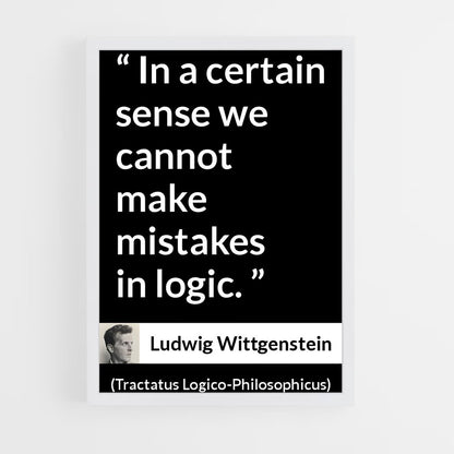 ap-ludwig wittgenstein-8 cadre Blanc