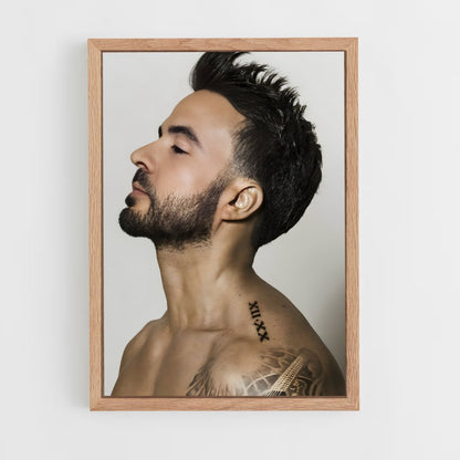 ap-luis fonsi-4 cadre Bois clair