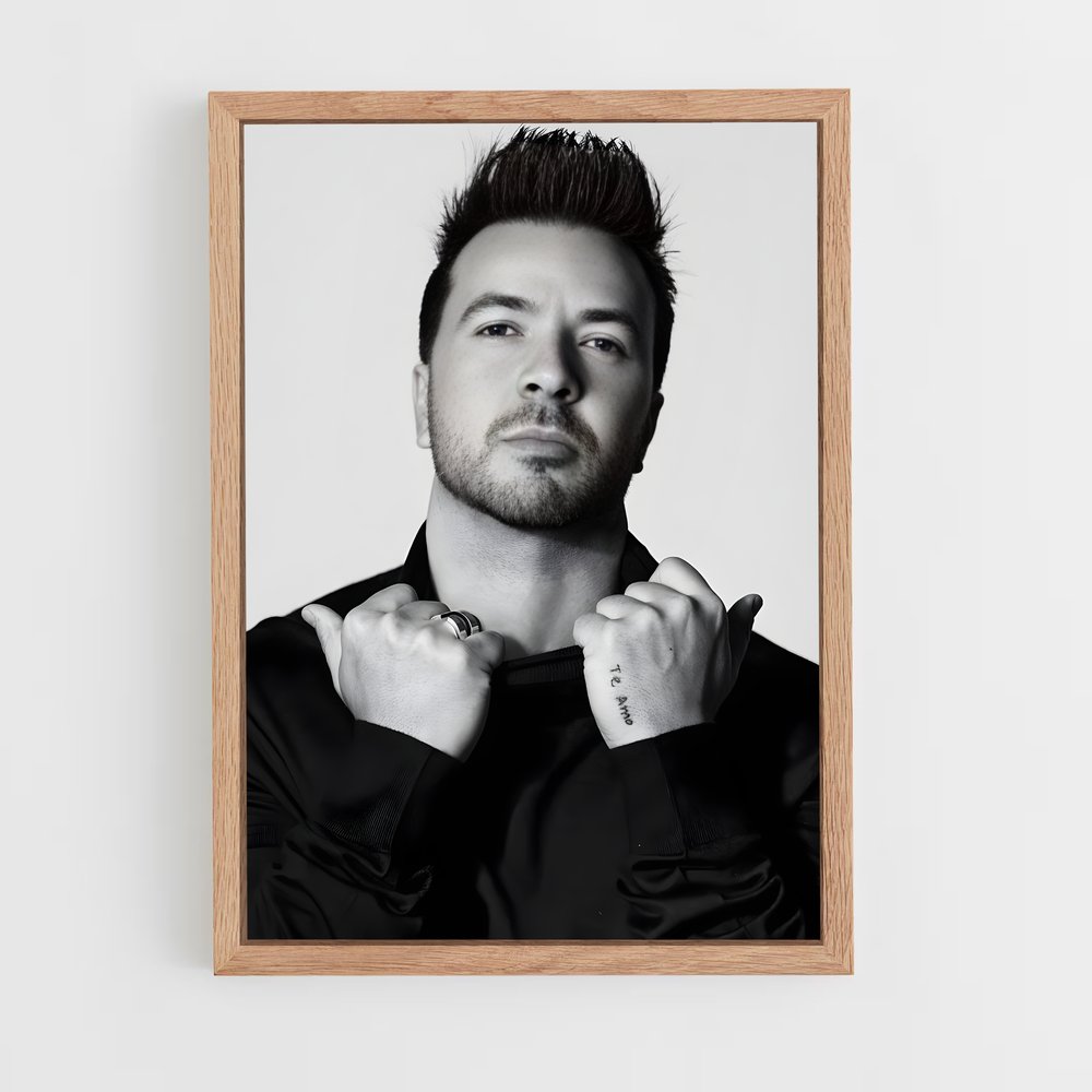 ap-luis fonsi-6 cadre Bois clair
