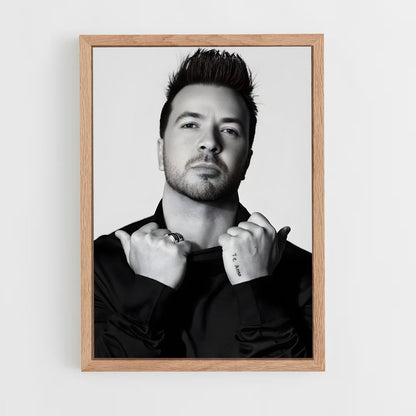 ap-luis fonsi-6 cadre Bois clair
