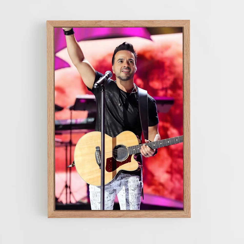ap-luis fonsi-9 cadre Bois clair