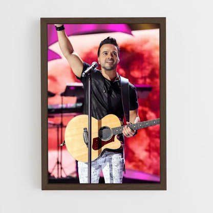 ap-luis fonsi-9 cadre Bois foncé