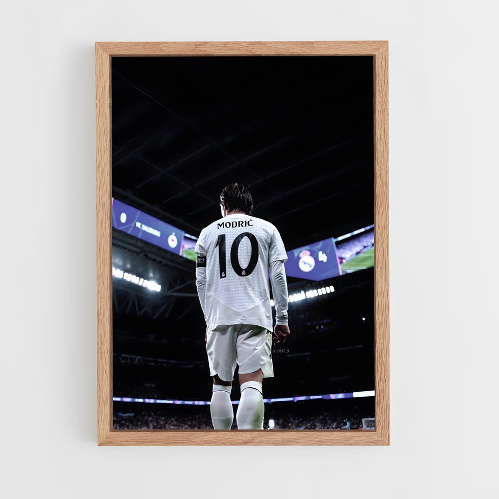 ap-luka modric-7 cadre Bois clair