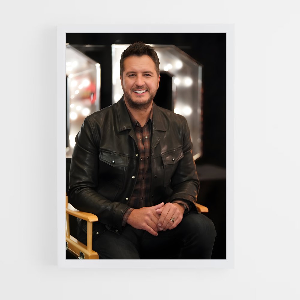 ap-luke bryan-8 cadre Blanc
