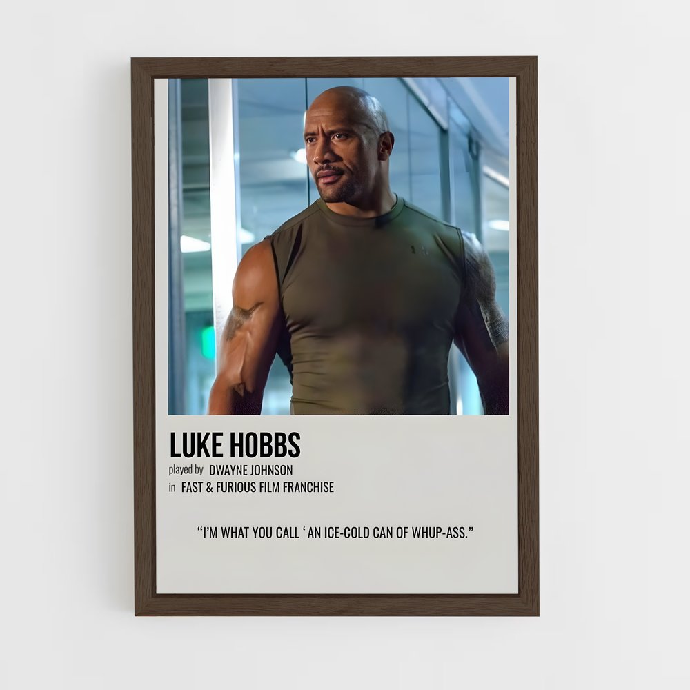 ap-luke hobbs-7 cadre Bois foncé