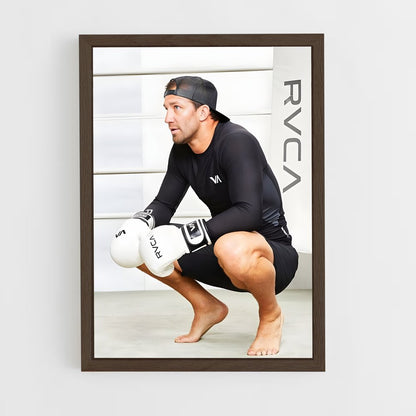 ap-luke rockhold-1 cadre Bois foncé