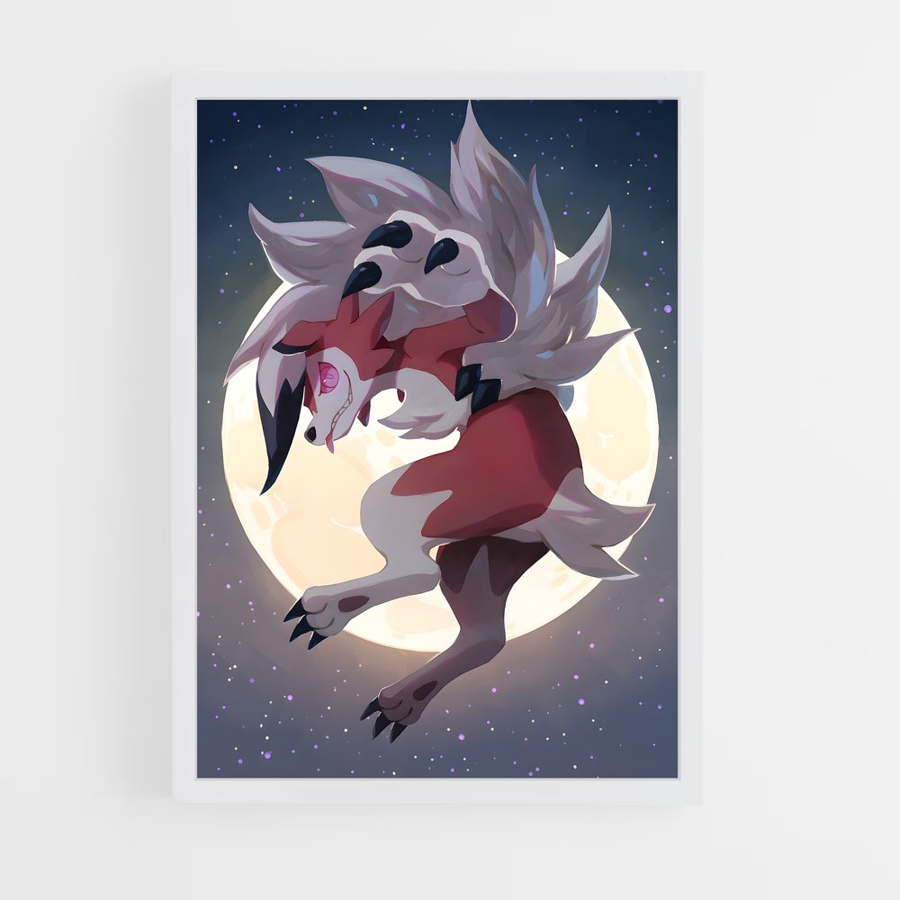 ap-lycanroc-1 cadre Blanc