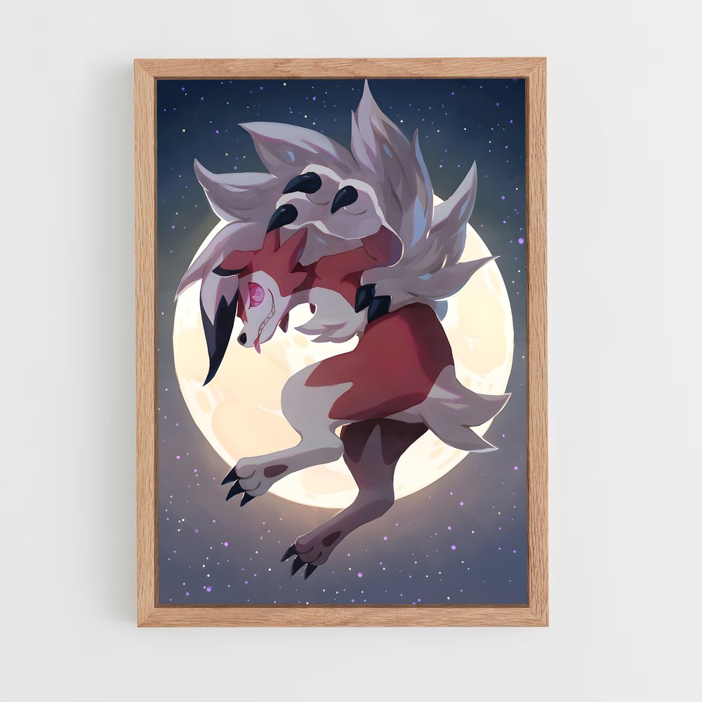 ap-lycanroc-1 cadre Bois clair