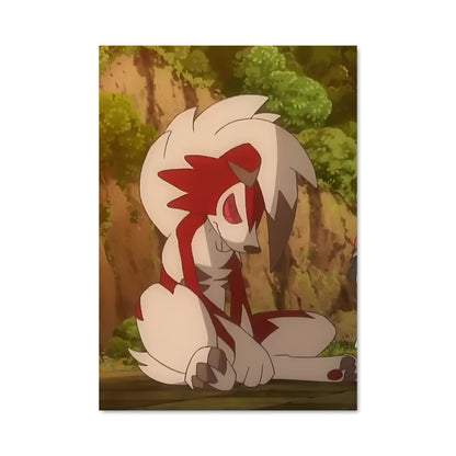 Poster Lycanroc en Veille