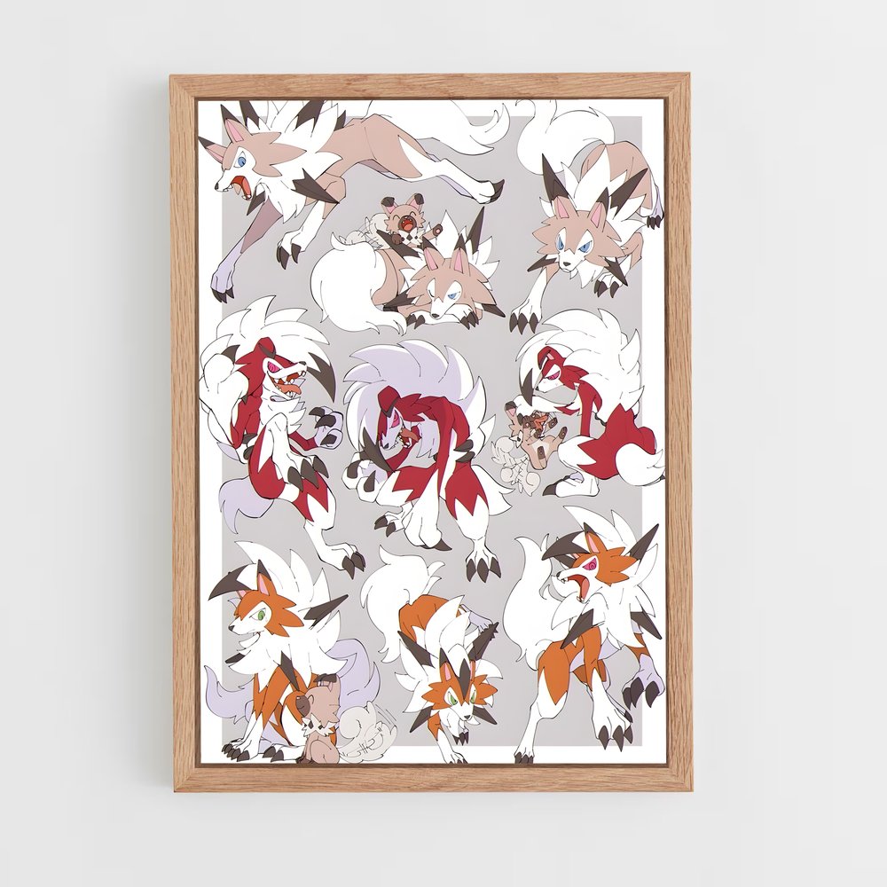 ap-lycanroc-3 cadre Bois clair