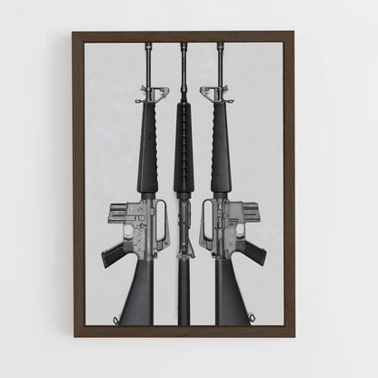 ap-m16-1 cadre Bois foncé