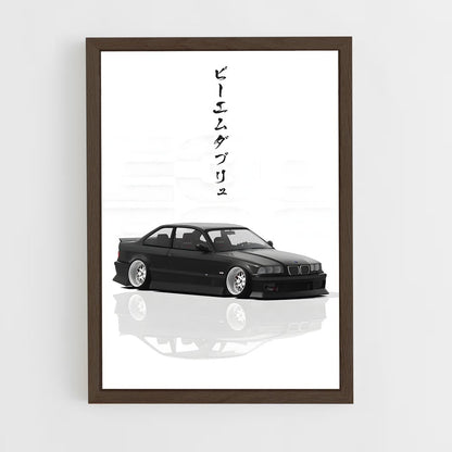 ap-m3 e36-3 cadre Bois foncé
