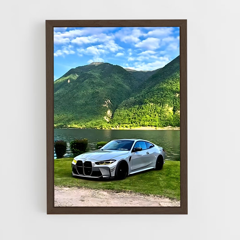 ap-m4-5 cadre Bois foncé