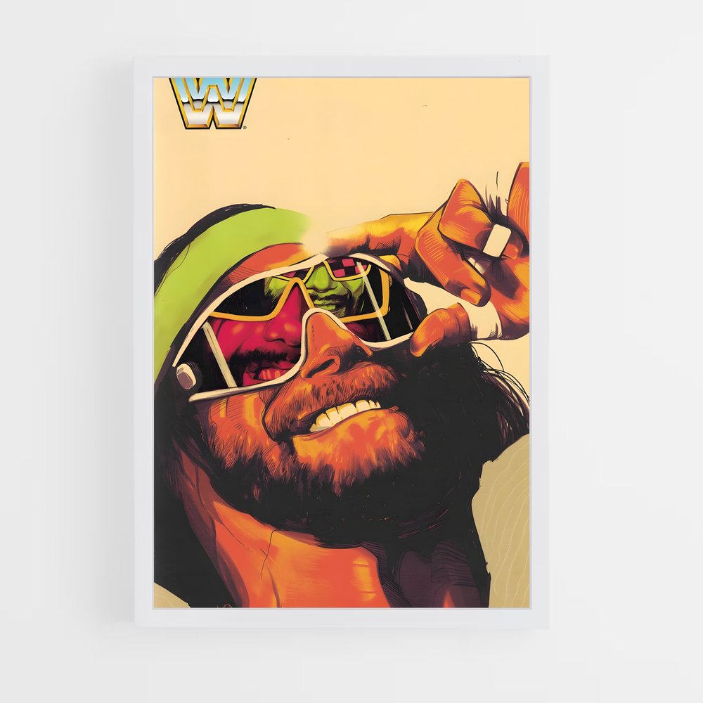ap-macho man randy savage-1 cadre Blanc